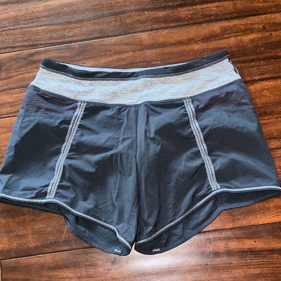 lululemon athletica Charcoal Gray Athletic Shorts - Picture 1 of 6